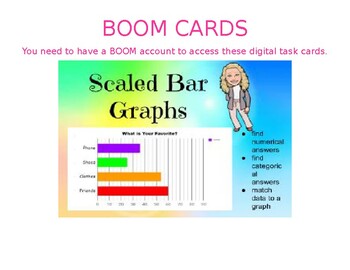 Preview of Scaled Bar Graphs with BOOM Cards