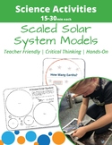 Patterns in the Night Sky: Scaled Solar System Model Activities