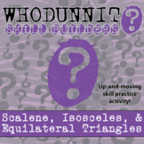Scalene, Isosceles & Equilateral Triangles Whodunnit Activity