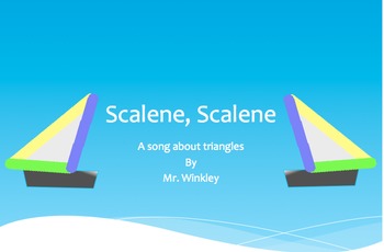 Preview of Scalene, Scalene--A song about triangles