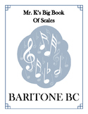 Scales - Baritone BC - With Fingering Diagrams