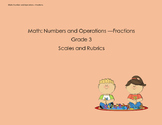Scales and Rubrics for 3rd Grade Fraction Standards