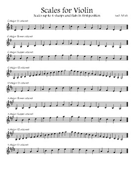 d flat major scale violin 2 octaves
