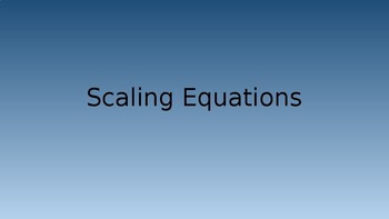 Preview of Scaling Chemical Equations PowerPoint
