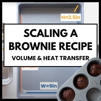 Preview of Scaling a Brownie Recipe: Volume, Units, & Heat Transfer