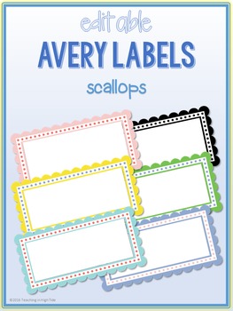 avery label templates for google docs