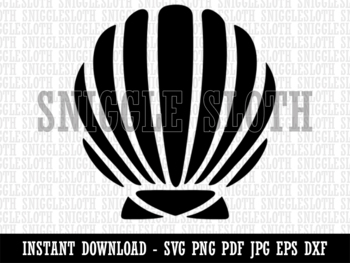 12th scallop tag cut file template png svg dxf ai files