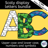 Scaly bulletin board display letters bundle