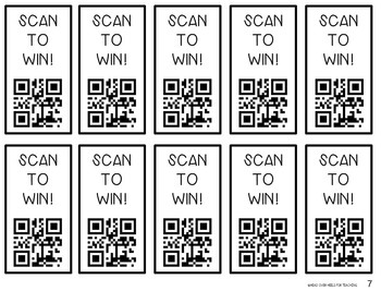 Scan To Win Reward Tickets by Joanne Miller Teachers Pay 