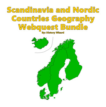 Preview of Scandinavia and Nordic Countries Geography Webquest