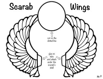 Preview of Scarab Wings for 3-D Egyptian Scarab Beetle Project