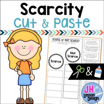 Preview of Scarcity: Cut and Paste Sorting Activity