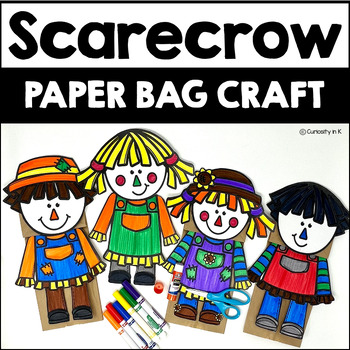 Preview of Scarecrow Craft | Fall Paper Bag Crafts | Thanksgiving Craft