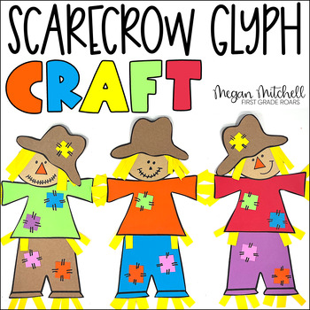 Preview of Scarecrow Craft & Glyph Fall Bulletin Board Activity November