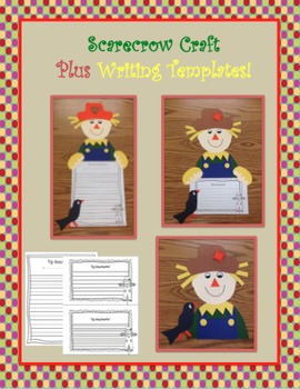 Preview of Scarecrow Craft Plus Writing Included!