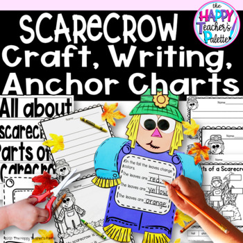 Preview of Fall Scarecrow Craft and Writing Center Activity