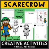 Scarecrow Creative Drawing and Coloring Activities