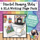 Scarecrow Directed Drawing Automatic PPT | ELA Writing Pages
