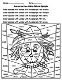 Scarecrow Face Hidden Picture - Digraphs