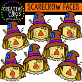 Scarecrow Faces {Creative Clips Digital Clipart}