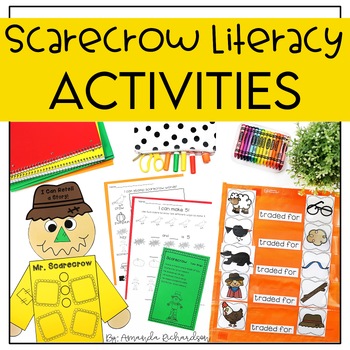 Preview of Scarecrows Literacy Activities, Scarecrow Craft, Scarecrow Story Retell