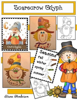 Preview of Scarecrow Activities Listening & Following Directions Scarecrow Glyph
