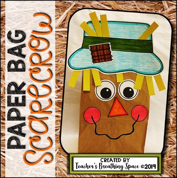 Preview of Scarecrow Paper Bag Craft  |  Scarecrow Craft for Fall or Halloween