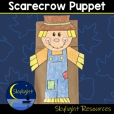 Scarecrow Paper Bag Puppet | Fall Craft Activity