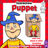 Puppet Scarecrow Craft Activity | Printable Paper Bag Pupp