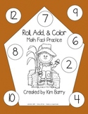 Roll, Add, and Color - Scarecrow Edition