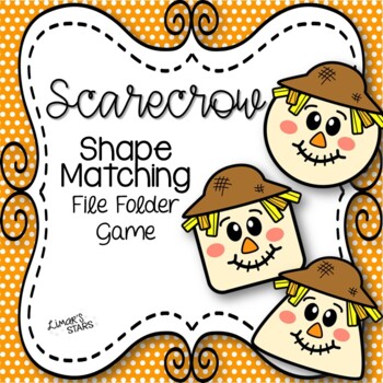 Preview of Scarecrow Shape Matching File Folder Game {FALL}