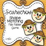 Scarecrow Shape Matching File Folder Game {FALL}