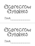 Scarecrow Syllables Mini Book