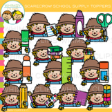 Scarecrow Toppers Clip Art