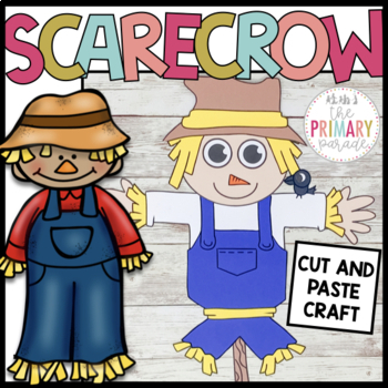 Scarecrow craft | Halloween crafts | Fall crafts by The Primary Parade