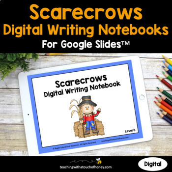 Preview of Scarecrows Digital Interactive Notebooks For Writing