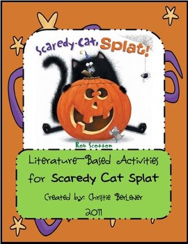Scaredy-Cat Splat! Halloween Read Aloud Book Companion Reading