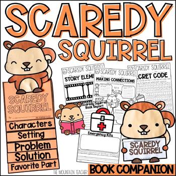 Preview of Scaredy Squirrel Activities | Autumn & Fall Reading Comprehension
