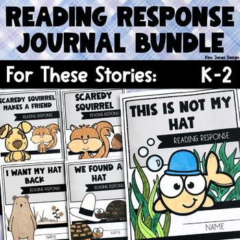 Preview of Scaredy Squirrel, I Want My Hat Back, This is Not My Hat Reading Response BUNDLE