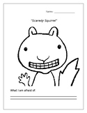 "Scaredy Squirrel" Worksheet