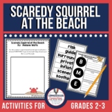 Scaredy Squirrel at the Beach Reading Activities, Writing Prompts, Lessons