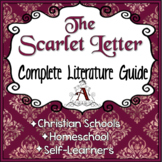 Scarlet Letter Unit: Christian Schools, Homeschool, Self-Learners