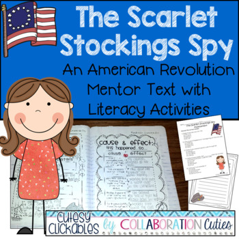 Preview of American Revolution Activities with Scarlet Stockings Spy Mentor Text