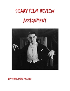 Preview of Scary Film Review Assignment