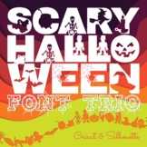 Scary Halloween Font Trio - W Λ D L Ξ N