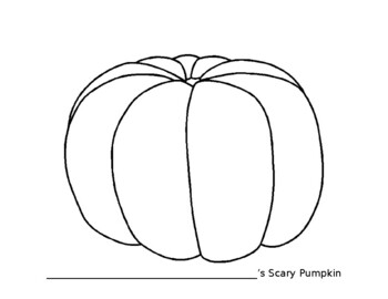 Preview of Scary Pumpkin