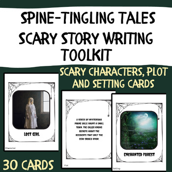 Preview of Scary Story Writing Toolkit Halloween Creative Writing