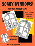 Scary Windows Make Scary Halloween Decorations! Activity