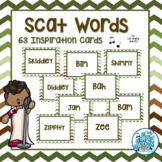 Scat Words Cards - Improvisation Inspiration for Scat Singing