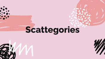 Preview of Scattegories (Google Slides)